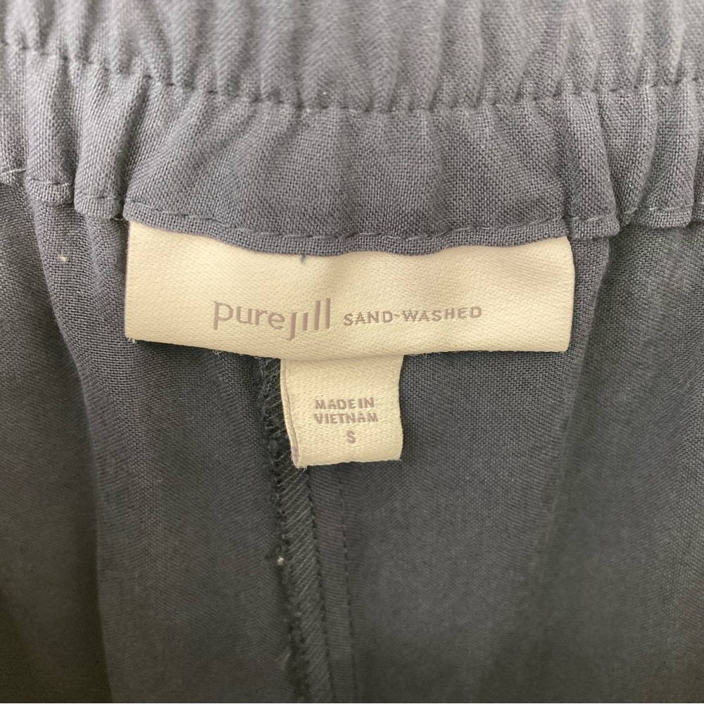 J. Jill Pure Jill Women's Size S Pants Trousers, Modal Sand Washed Blue Straight - Picture 12 of 12